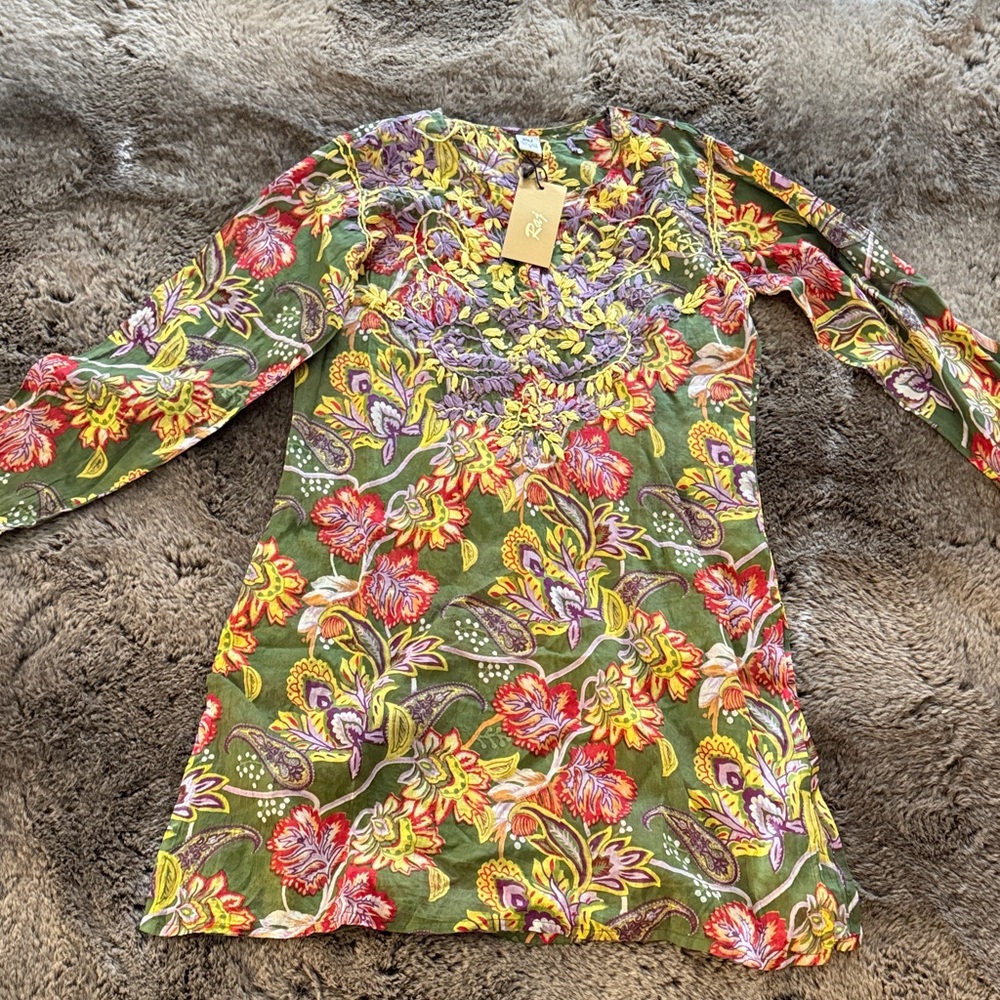 Raj Multicolor Floral Dress